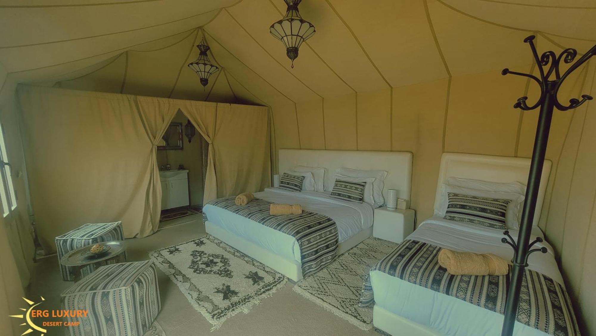 Dounia Luxury Camp Hotel เมอร์ซูกา ภายนอก รูปภาพ