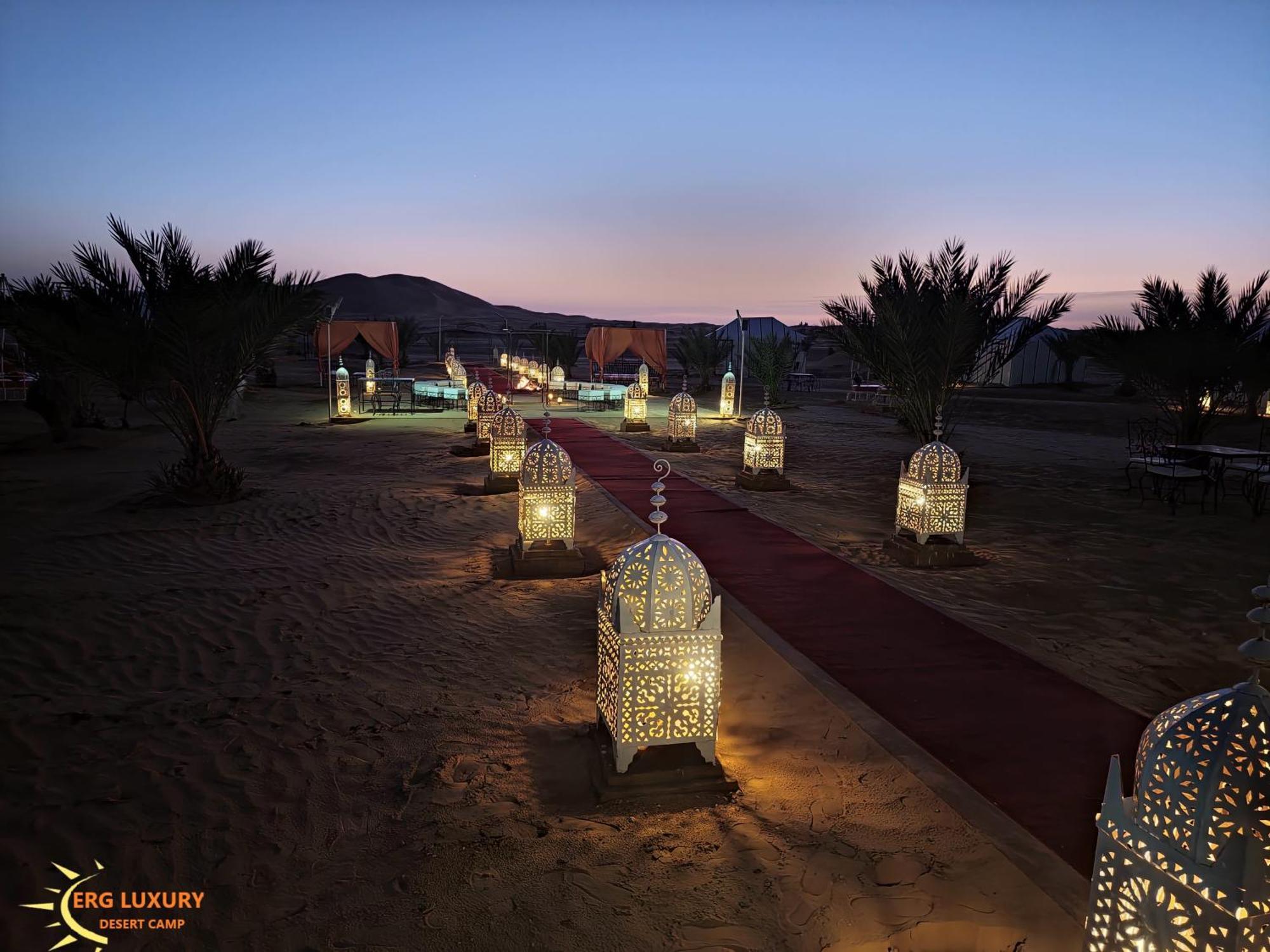 Dounia Luxury Camp Hotel เมอร์ซูกา ภายนอก รูปภาพ