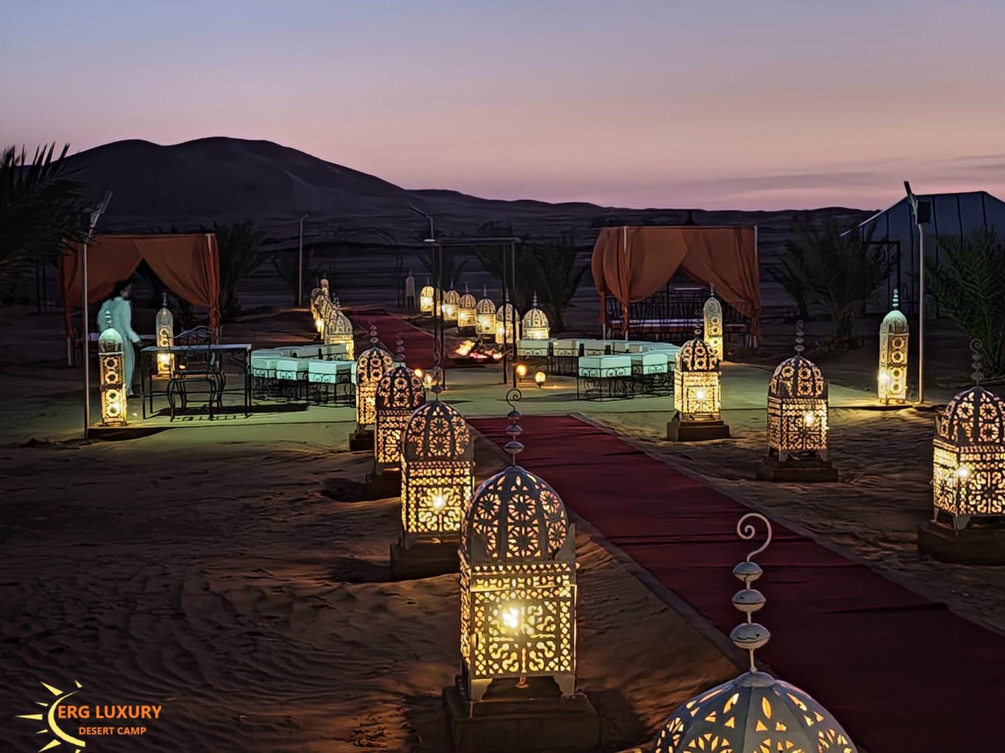 Dounia Luxury Camp Hotel เมอร์ซูกา ภายนอก รูปภาพ