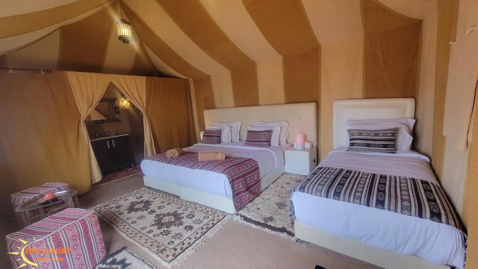 Dounia Luxury Camp Hotel เมอร์ซูกา ภายนอก รูปภาพ