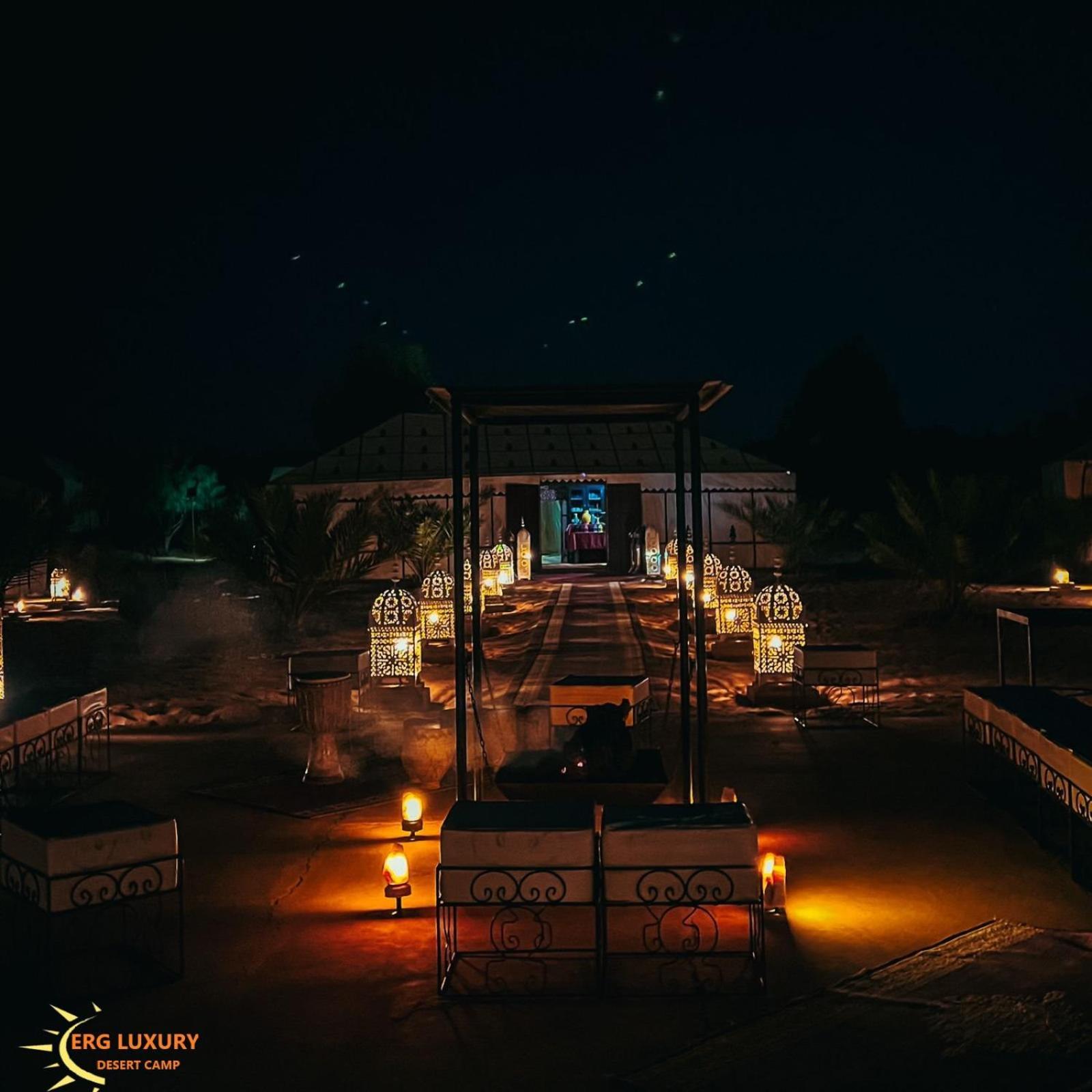 Dounia Luxury Camp Hotel เมอร์ซูกา ภายนอก รูปภาพ